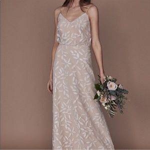 WAYF Savannah beaded maxi dress